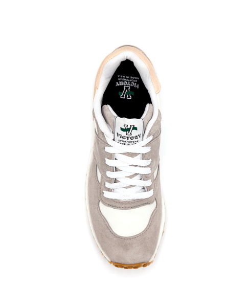 Pre-Order White Leather/Grey Suede