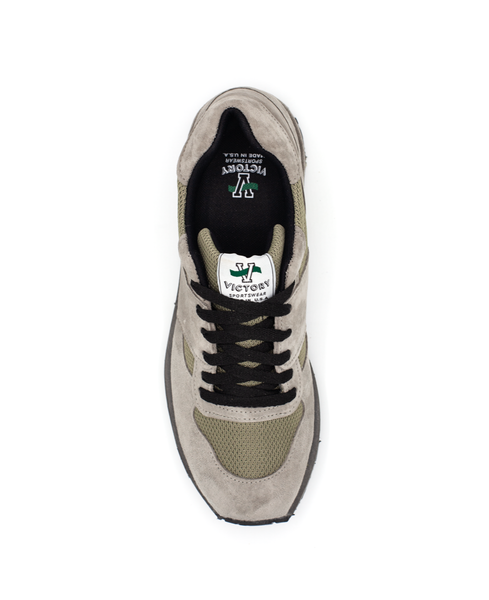 NEW! Dark Grey Suede/Covert Green Mesh